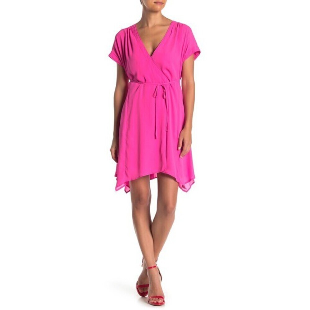 One One Six Waist Tie Wrap Style Mini Dress Size M fits Large $210